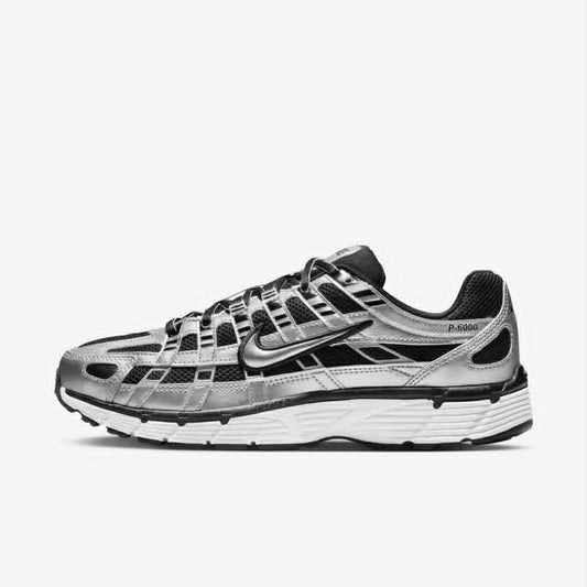 Sneaker P-6000 Metallic Silver/White/Black.