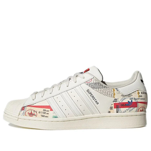 Adidas Superstar 'Cream White Red'