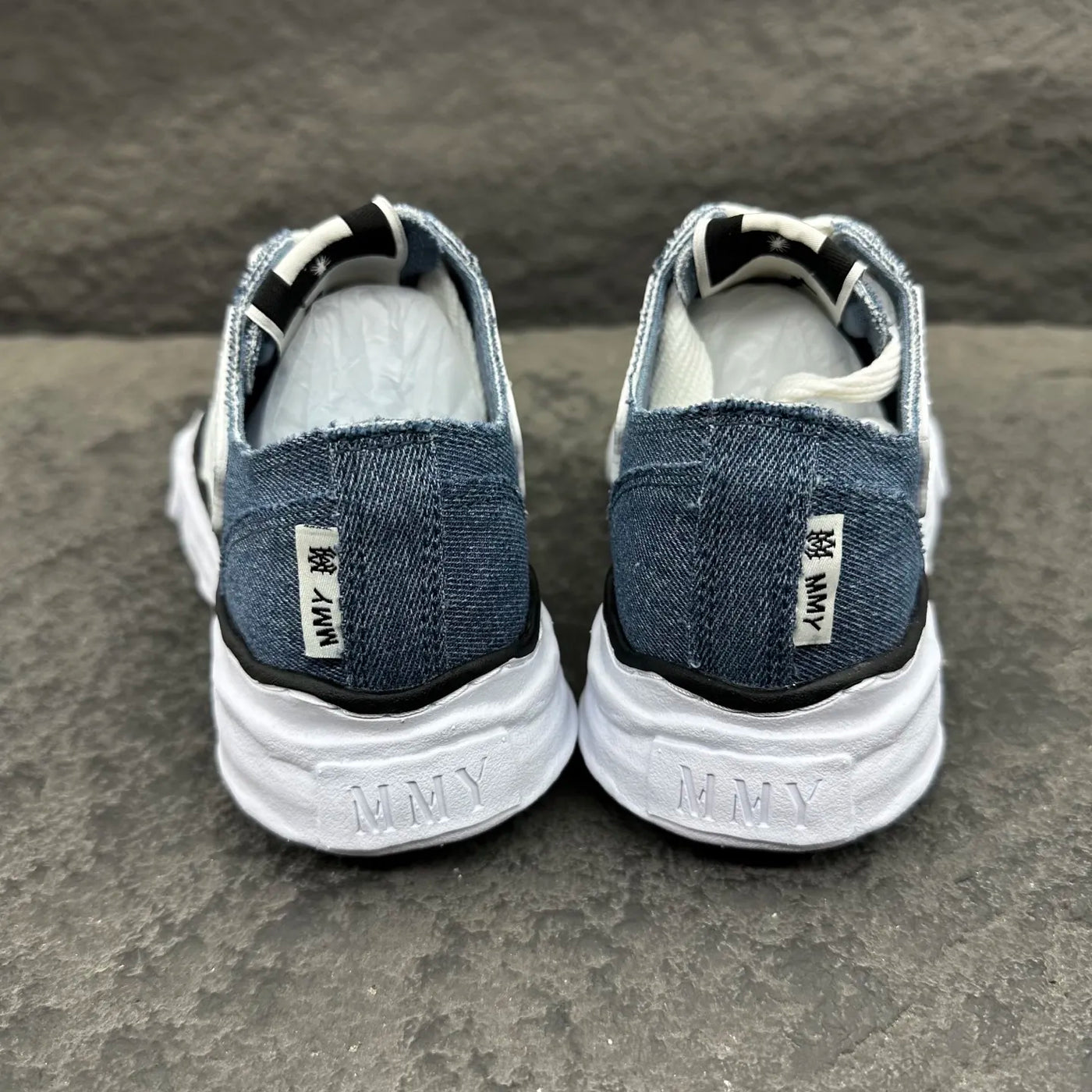Mihara Yasuhiro Blue Peterson OG Sole Canvas Low-top Sneaker